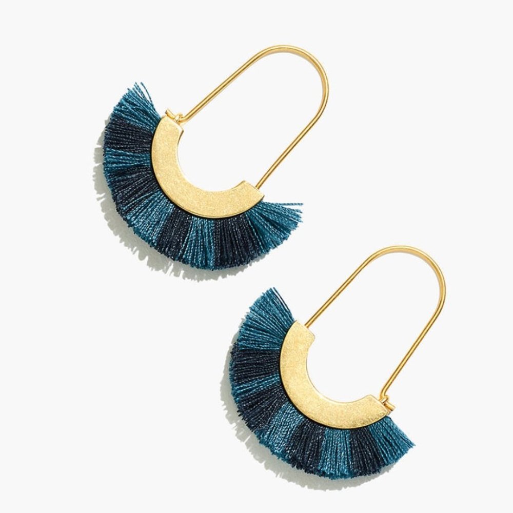 Madewell Arc Wire Fringe Earrings